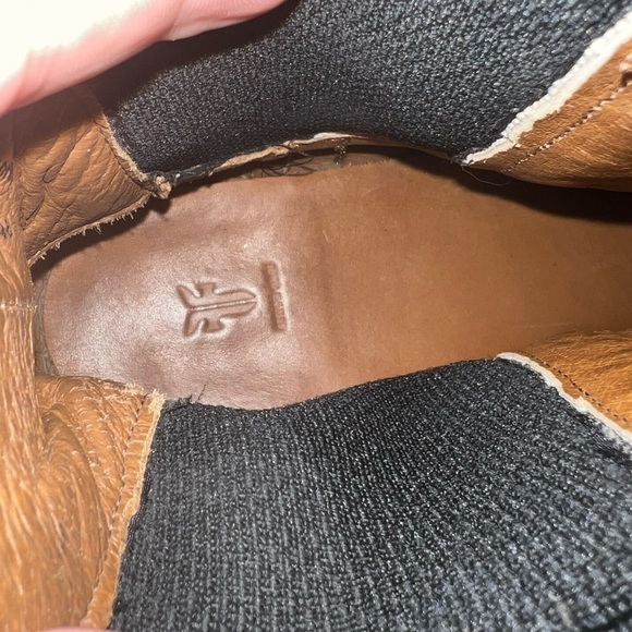 ▶️ FRYE ◀️ Men's Bowery Chelsea Boot, BLACK Vintage Distress Black Size 11 - Picture 13 of 17